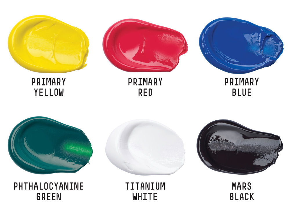 Liquitex BASICS akrilinių dažų rinkinys 6 vnt. po 22 ml