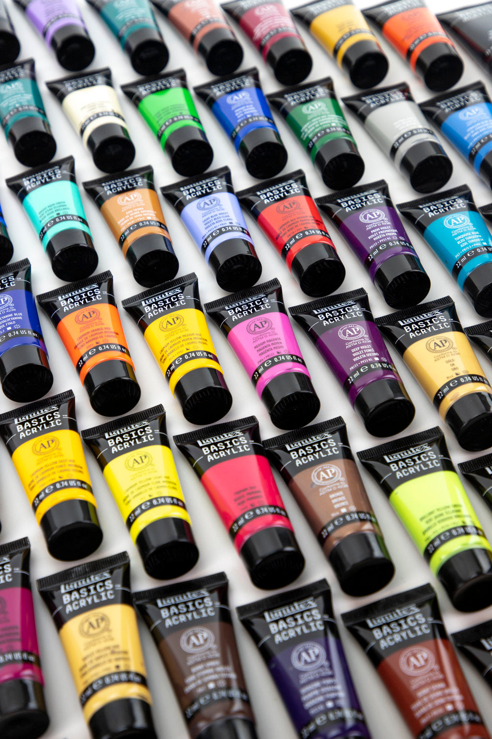 Liquitex BASICS Acrylic akrilinių dažų rinkinys 48 vnt. po 22 ml