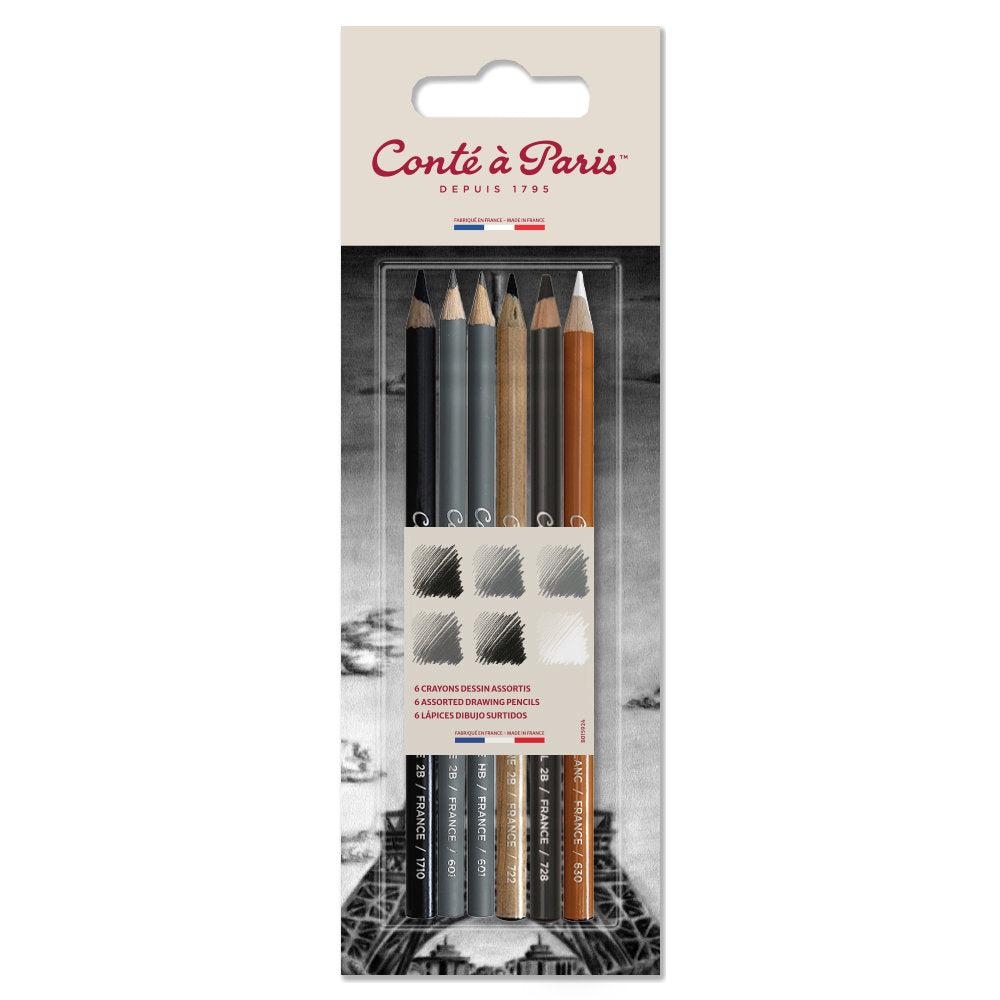 6 pieštukų rinkinys