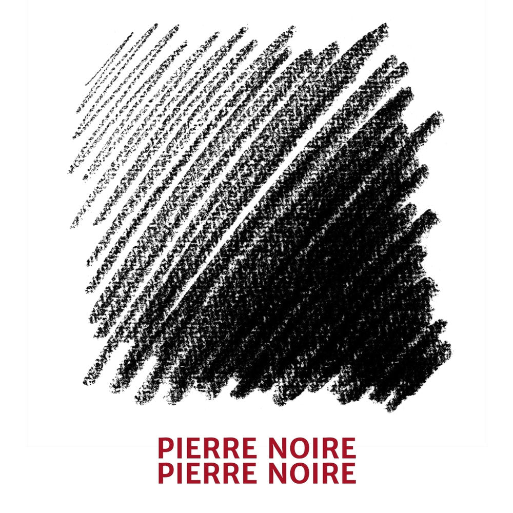"Pierre Noire" juodi pieštukai, 2 vnt. Conte a Paris