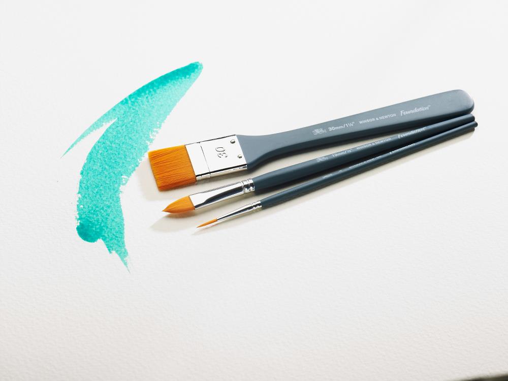 Winsor & Newton teptukų rinkinys akvarelei 3 vnt.