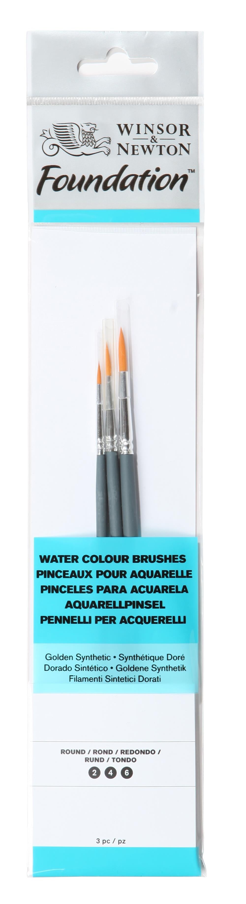 Winsor & Newton teptukų rinkinys akvarelei 3 vnt.