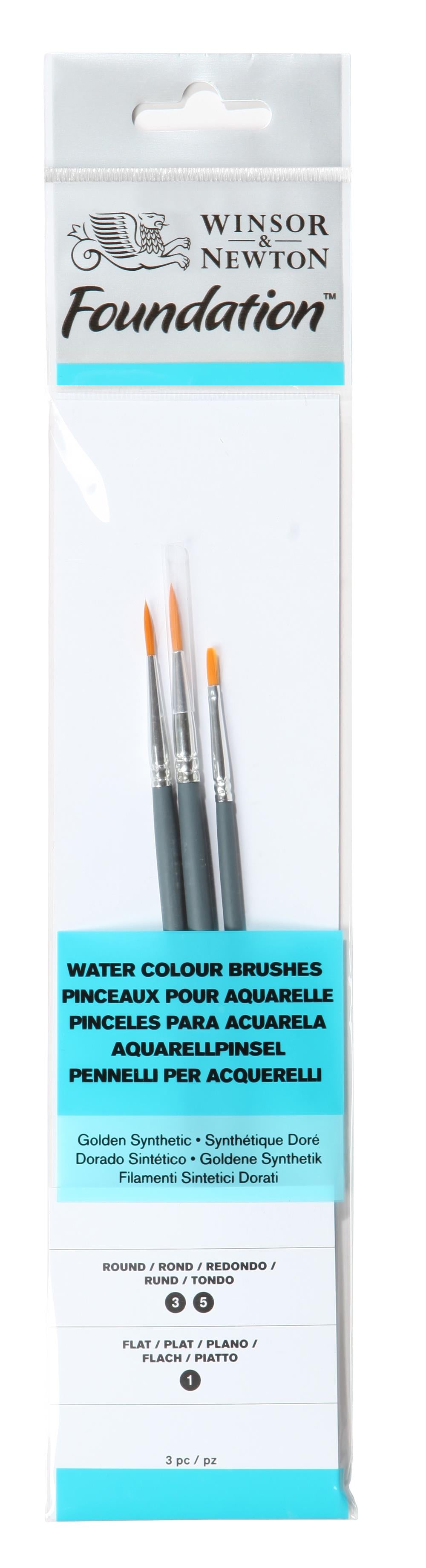 Winsor & Newton teptukų rinkinys akvarelei 3 vnt.