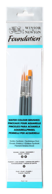 Winsor & Newton teptukų rinkinys akvarelei 4 vnt.