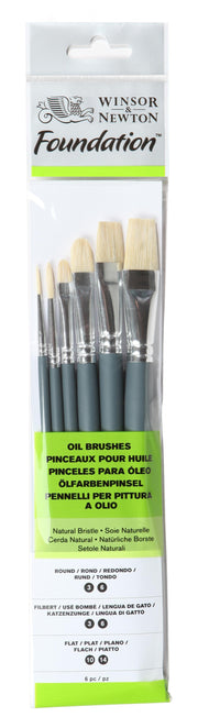 Winsor & Newton teptukų rinkinys aliejinei tapybai 6 vnt.