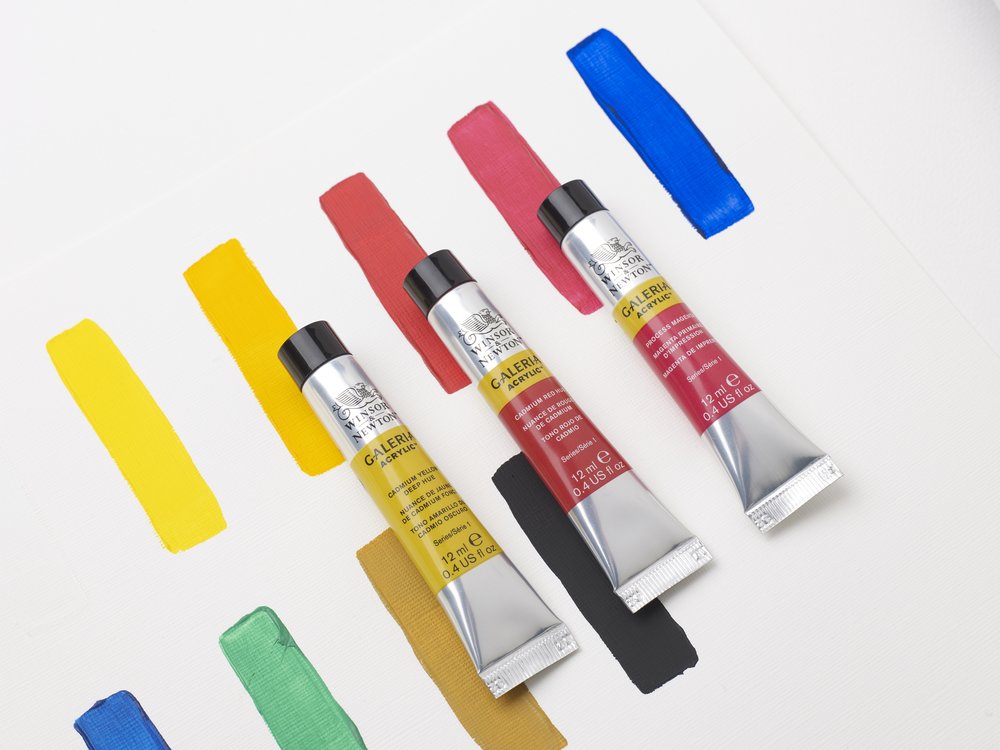Winsor & Newton Galeria akrilinių dažų rinkinys 10 vnt. po 12 ml