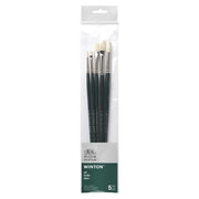 Winsor & Newton Winton teptukų rinkinys aliejinei tapybai 5 vnt., Nr. 2, 2, 4, 6, 6