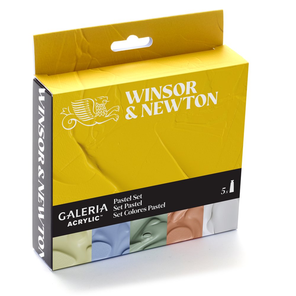 Winsor & Newton Galeria Acrylic Pastel akrilinių dažų rinkinys 5 vnt. po 60 ml