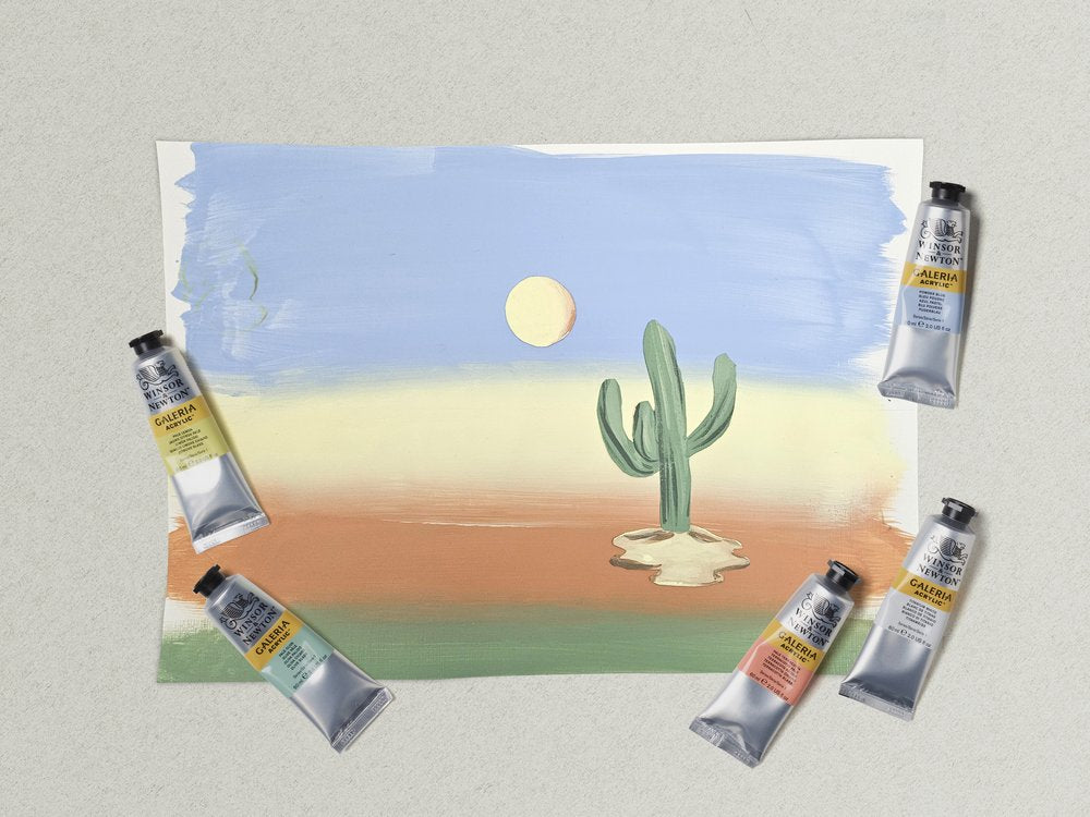 Winsor & Newton Galeria Acrylic Pastel akrilinių dažų rinkinys 5 vnt. po 60 ml
