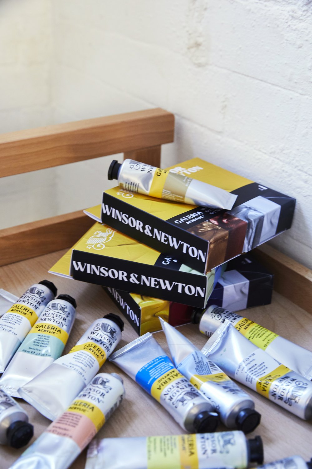 Winsor & Newton Galeria Acrylic Pastel akrilinių dažų rinkinys 5 vnt. po 60 ml