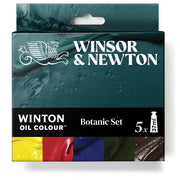 Winsor & Newton Winton Oil Colour aliejinių dažų rinkinys "BOTANIC" 5 vnt. po 37 ml