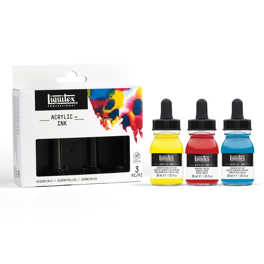 Liquitex Professional Acrylic Ink Essentials rinkinys 3 vnt. po 30 ml