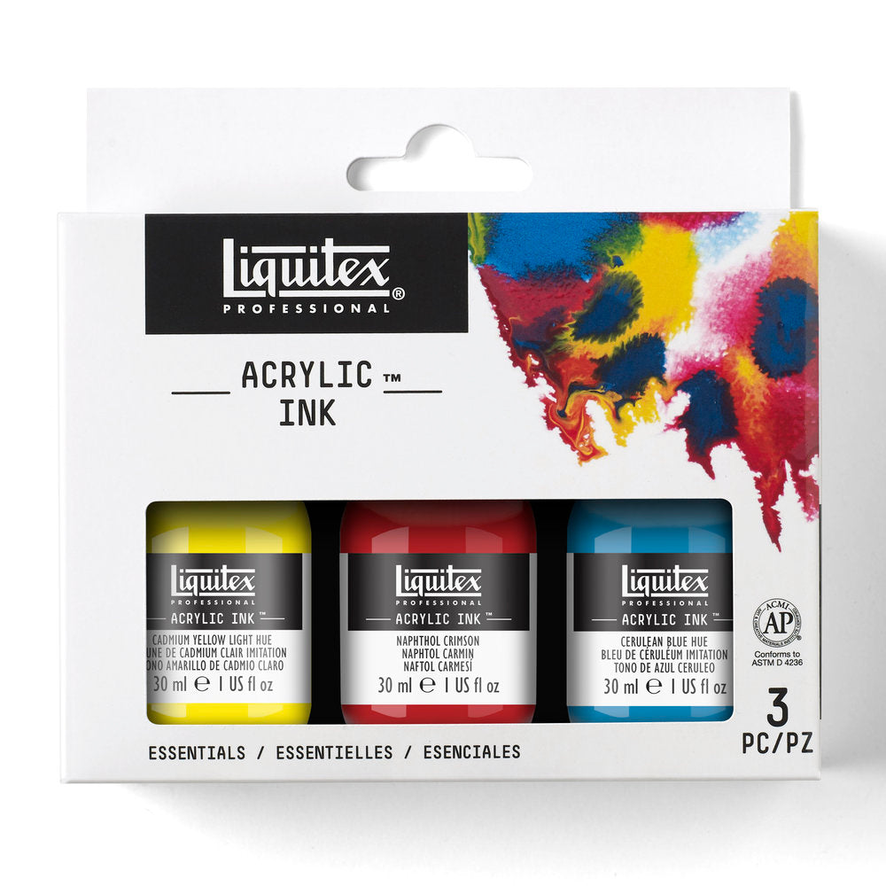 Liquitex Professional Acrylic Ink Essentials rinkinys 3 vnt. po 30 ml