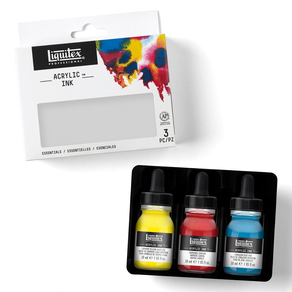 Liquitex Professional Acrylic Ink Essentials rinkinys 3 vnt. po 30 ml