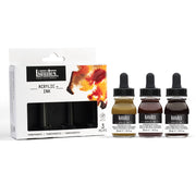 Liquitex Professional Acrylic Ink Transparent rinkinys 3 vnt. po 30 ml