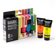 Liquitex BASICS Acrylic Fluorescent akrilinių dažų rinkinys 6 vnt. po 22 ml