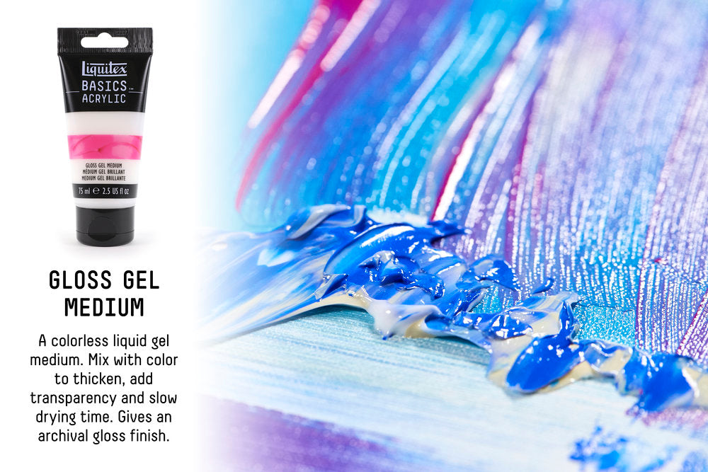 Blizgus gelinis mediumas Liquitex BASICS Gloss 250 ml