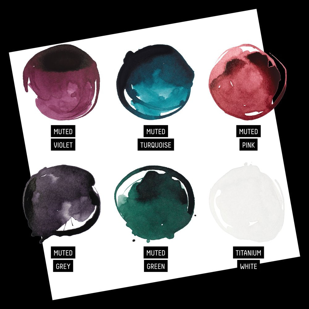 Liquitex Professional Acrylic Ink Muted akrilinių dažų rinkinys 6 vnt. po 30 ml