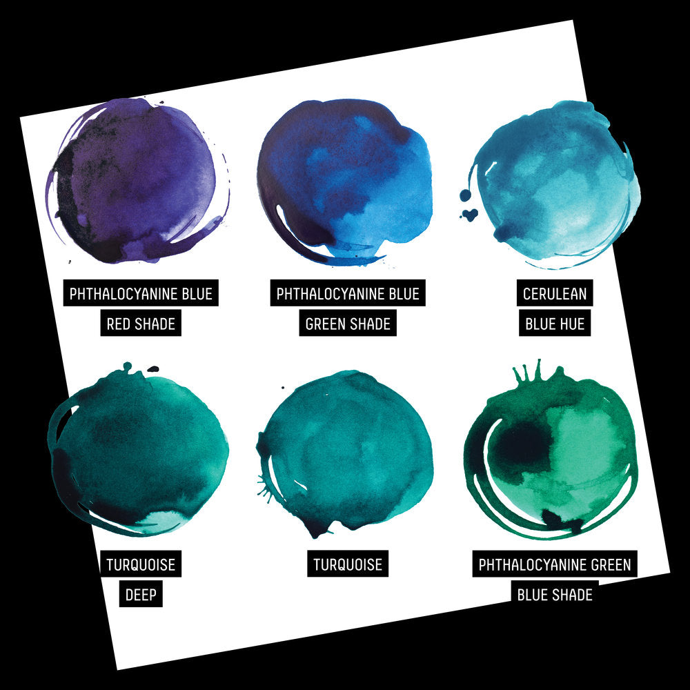 Liquitex Professional Acrylic Aqua Colors akrilinių dažų rinkinys 6 vnt. po 30 ml