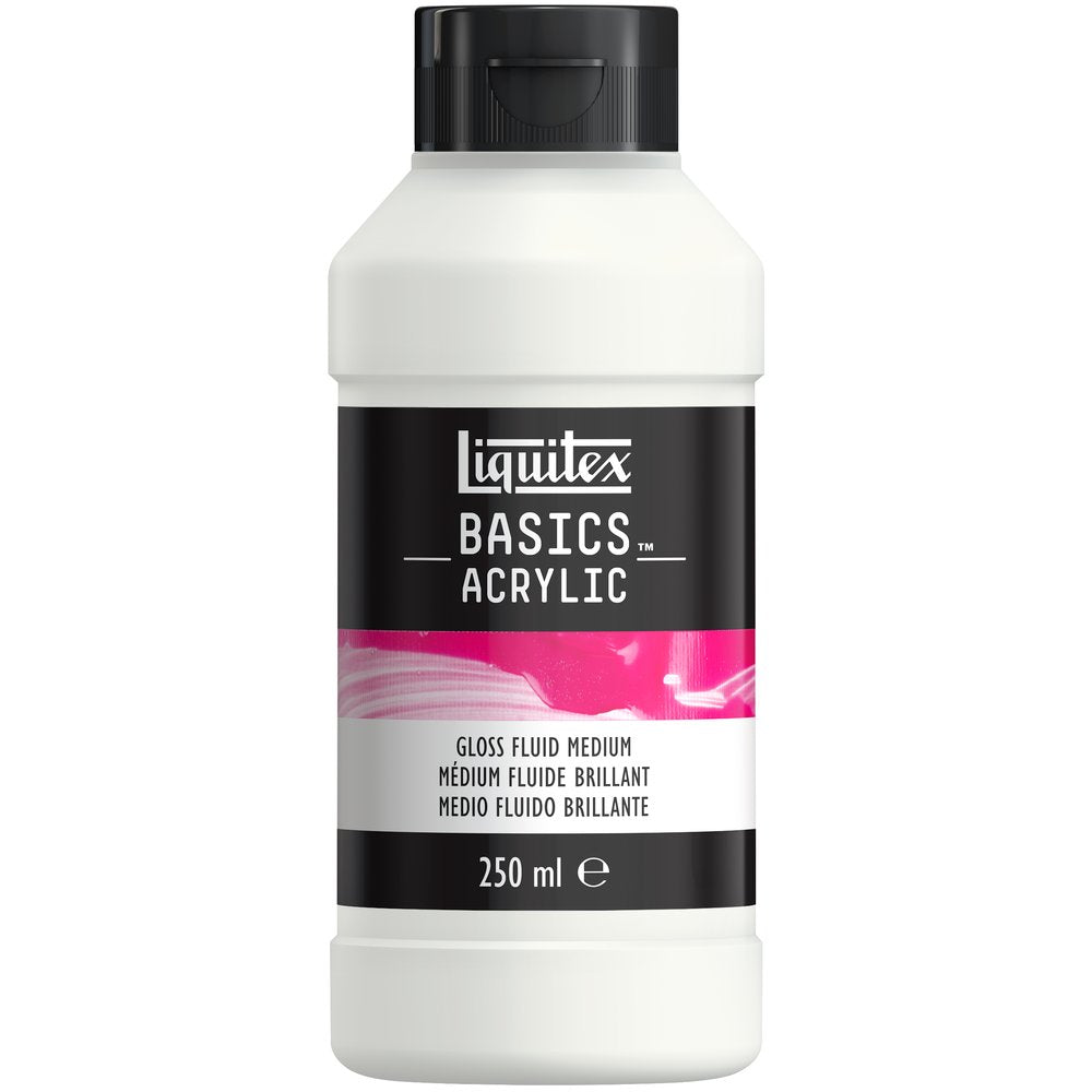 Liquitex BASICS blizgus skystas akrilinis mediumas 250 ml