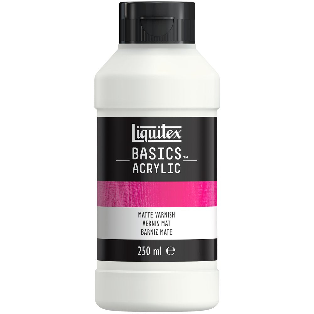 Liquitex BASICS matinis lakas akriliniams darbams 250 ml