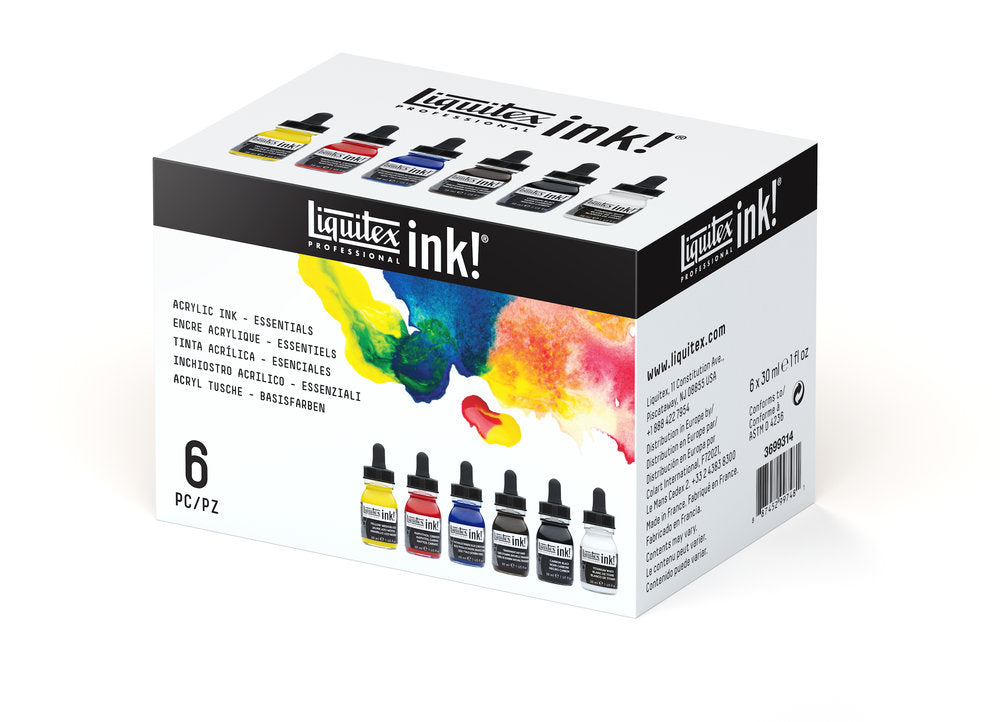 Liquitex Professional skystų akrilinių dažų rinkinys 6 vnt. po 30 ml