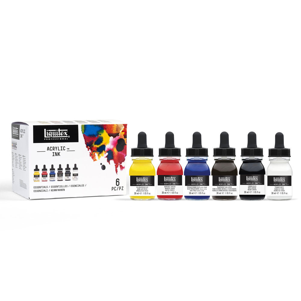 Liquitex Professional skystų akrilinių dažų rinkinys 6 vnt. po 30 ml
