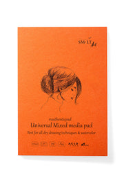 Eskizavimo bloknotas Authentic Universalus SMLT Art, A4, 200 gsm, 40 lapų, kieta nugarėle