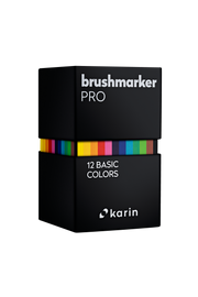 Karin Realbrush PRO 12 pagrindinių spalvų 12 vnt. rinkinys