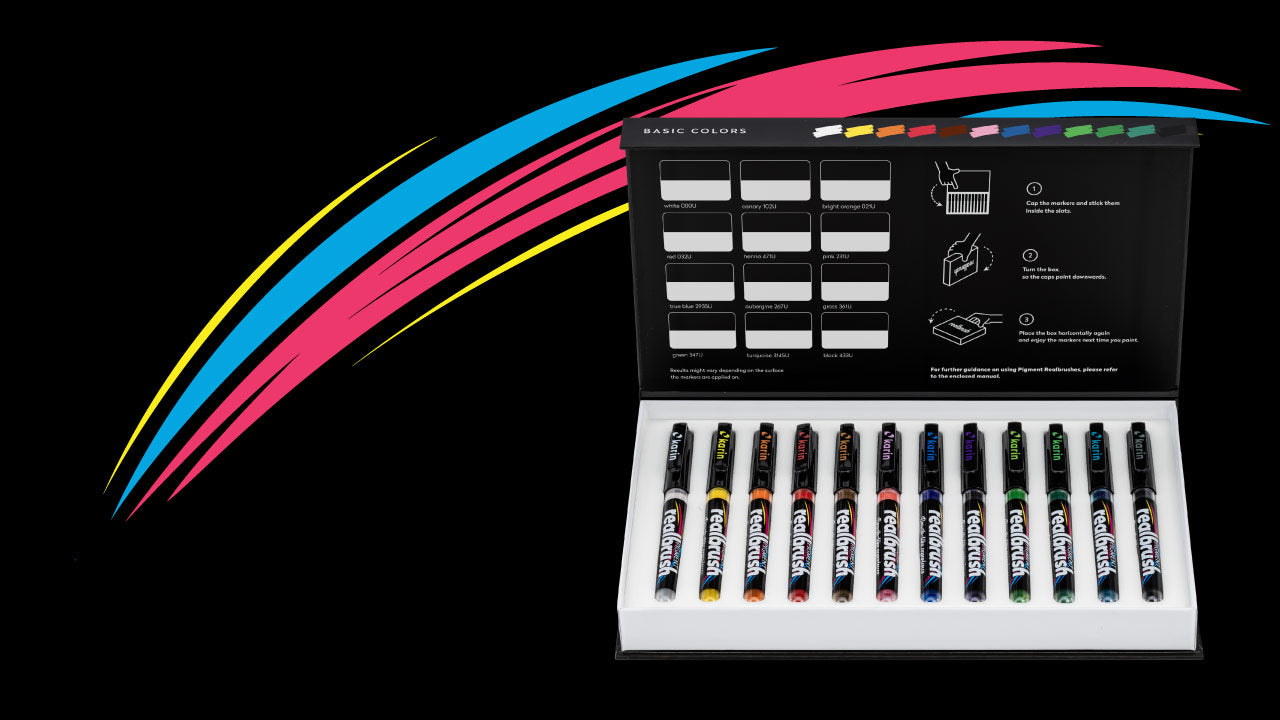 Realbrush PIGMENT Basic Colors Collection 12 pcs