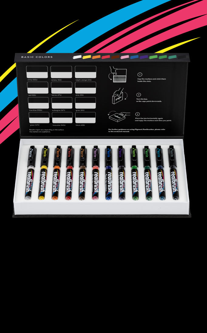 Realbrush PIGMENT Basic Colors Collection 12 pcs