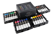 Acrylic Premium Artist Paint, 22ml Tubes - Set of 24
